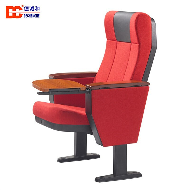 德诚和礼堂椅电影院软包排椅剧场椅子带写字板单人位DCH-DHY04款560*520*850mm把