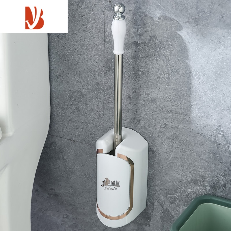 三维工匠网红新款马桶刷家用无死角壁挂卫生间坐蹲便洁厕厕所刷子套装器