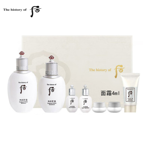 WHOO 后 韩国雪水乳两件套装 后雪玉凝水乳套盒水乳霜洁面淡斑提亮镁白去黄淡斑含中样