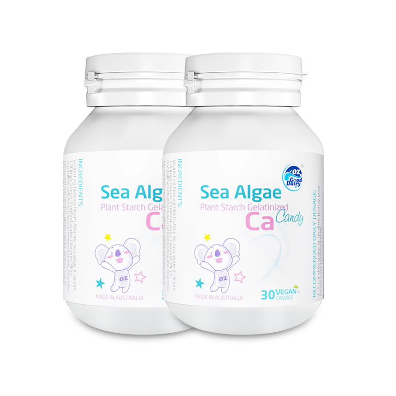[官方旗舰店]2瓶装澳乐乳 澳洲进口海藻植物钙液体钙30粒/瓶