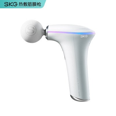 SKG 筋膜枪 精致便携式筋膜枪 肩颈全身热敷按摩仪 专业级肌肉放松器无热敷筋膜枪F5 SE白色/1个