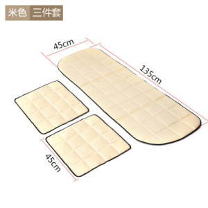 家柏饰(CORATED)竹炭夏季汽车坐垫单片无靠背座垫四季通用三件套防滑后排透气单垫