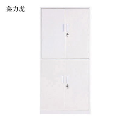鑫力虎钢制资料柜档案柜财务凭证柜带锁储物柜铁皮柜书柜通双节文件柜