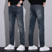 新疆棉高端修身牛仔裤男式弹力品质潮牌韩版时尚百搭休闲小直筒裤