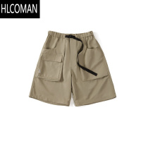 HLCOMAN工装短裤青年适用宽松型夏季速干直筒男装 青年适用宽松型短裤 夏季速干直筒短裤