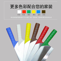 不锈钢分色菜刀厨师刀酒店学校厨房颜色分类刀具彩色柄菜刀柄