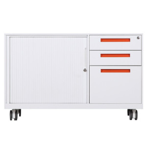 [尔迈]钢制矮柜 活动矮柜 铁皮抽屉文件柜 资料柜 办公柜 矮柜 抽屉柜