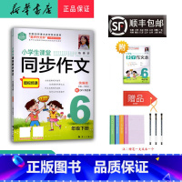 语文 六年级下 [正版] 2024春 思脉图书 小学生课堂同步作文 六年级下册