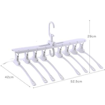 家柏饰(CORATED)折叠衣架收纳无痕多功能学生简易衣架大家用凉衣架女衣服撑子