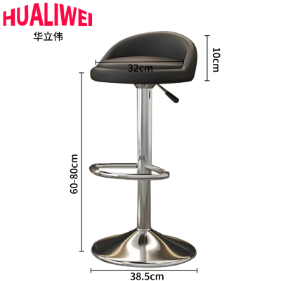 华立伟高脚椅 黑色 把