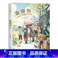 [彩色图案注音版]金银岛 [正版]国际大奖小说注音版全套10册 一年级阅读课外书阅读二三年级课外阅读书籍故事书老师系列昆