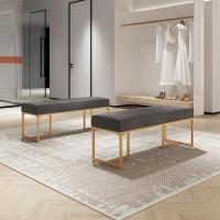 森美人北欧服装店换鞋凳长凳沙发凳轻奢玄关凳卧室床尾凳化妆凳长条凳子