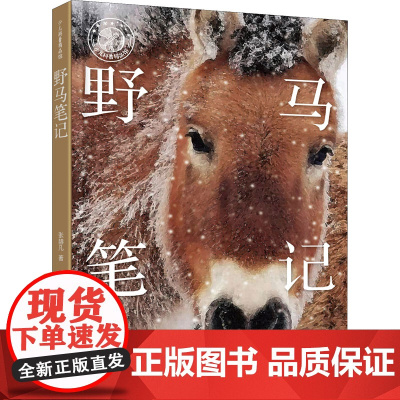 少儿科普精品馆系列正版 野马笔记 张赫凡著 7-12-14岁中小学生一二三四年级暑假期课外阅读认识保护自然野生动物科普书