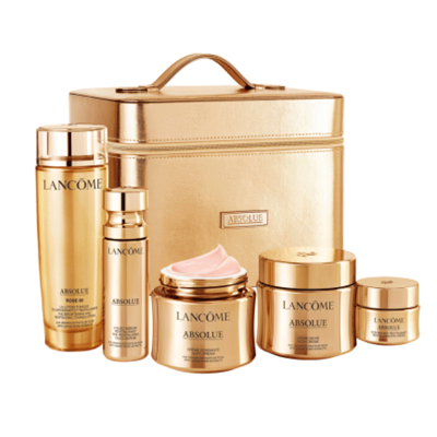 兰蔻（LANCOME）菁纯臻颜系列面霜套装抗皱紧致五件套兰蔻菁纯精粹水+精华+乳霜+面霜+眼霜护肤礼盒