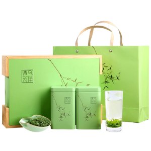 源御露清风为伴甘草茶250g小叶苦丁茶 四川叶苦丁茶叶清风为伴礼盒装