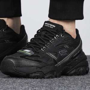Skechers/斯凯奇男鞋新款厚底轻质缓震运动休闲鞋237121-BBK ZP