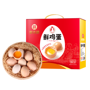 鲜禾鲜 土鸡蛋30枚
