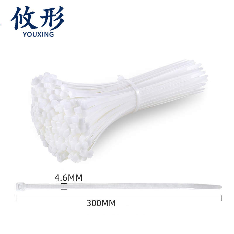 攸形 尼龙扎带 4.6*300mm(100根)/包