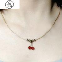 韩版简约复古小清新学生项链 星星玛瑙闺蜜锁骨链 文艺吊坠饰品 JiMi