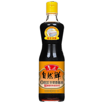鲁花自然鲜炒菜香酱油500ml/500ml*2瓶装 新老包装随机发货