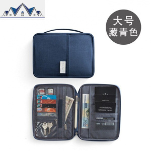 收纳包大容量多功能票据夹护照保护套文件户口本外套整理袋 三维工匠