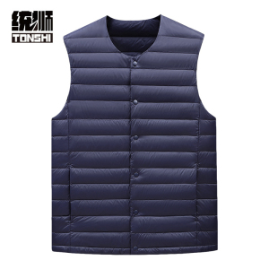 统狮V领羽绒服马甲 A8 件