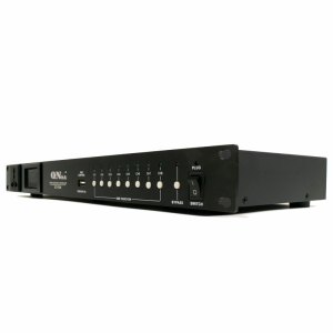 启诺 QN-EKP208 专业舞台会议公共广播电源分配控制器 8路电源时序器 实时电压显示可进行联机