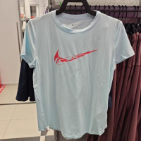 NIKE耐克短袖T恤训练运动休闲速干透气圆领女装FV6374-474 D