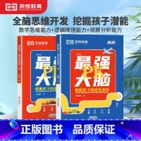 聪明孩子的思维游戏[初阶+高阶] 小学通用 [正版]2024新版儿童全脑思维游戏训练书2-3-4-5-6岁岁幼儿智力开发
