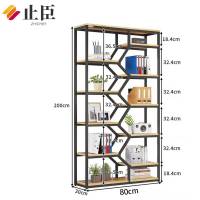 止臣 书架 置物架花架落地客厅博古架书报架靠墙陈列展示架子 M5
