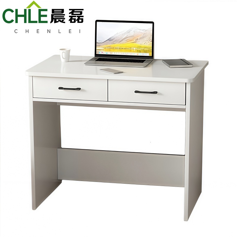 晨磊 书桌学习桌 白色双抽 张