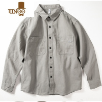 YANXU工装衬衫男日系复古衬衣外穿上衣青年潮牌早秋薄宽松休闲外套