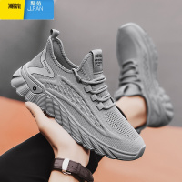 聚范夏季透气男鞋2024新款飞织网面运动跑步休闲网鞋软底爸爸潮鞋