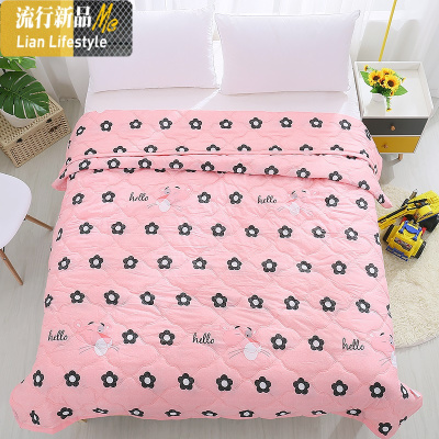 夏天水洗棉空调被夏凉被芯单人学生宿舍夏季双人春秋薄被子可机洗 三维工匠