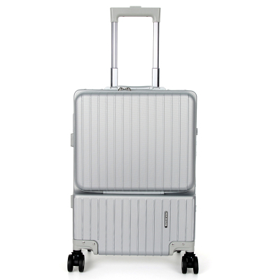 SUISSEWIN新款时尚扩展铝框硬壳拉杆箱旅行箱SN8610A