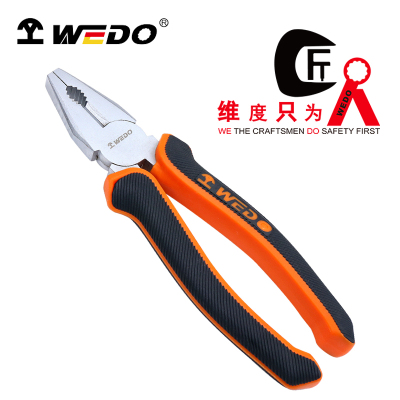 维度WEDO钢丝钳手钳克丝钳老虎钳钳子(德标工业级)7寸180mm HG351-07 /把