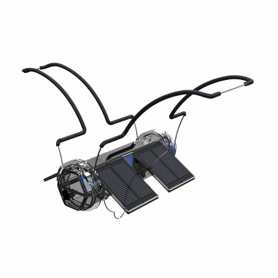 顶火 GMD4310 额定电压3.7V 额定功率0.3W IP66 太阳能语音警示灯 (计价单位:盏) 黑色