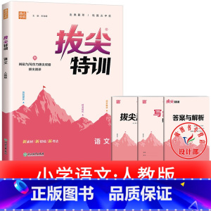 单本[人教版]语文 二年级下 [正版]2025春拔尖特训英语外研版一年级起点英语练习册外研社小学一二三四五六年级上册下册