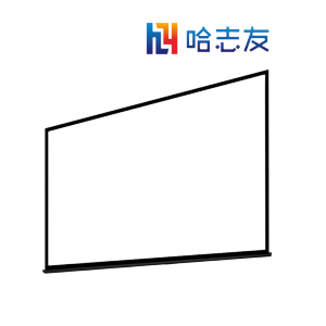 哈志友遥控电动投影幕布100英寸16:9外形美观,高清画质,播放流畅