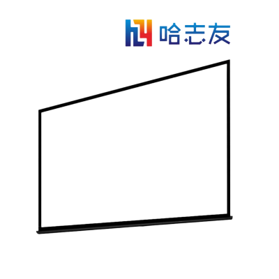 哈志友遥控电动投影幕布100英寸16:9外形美观,高清画质,播放流畅
