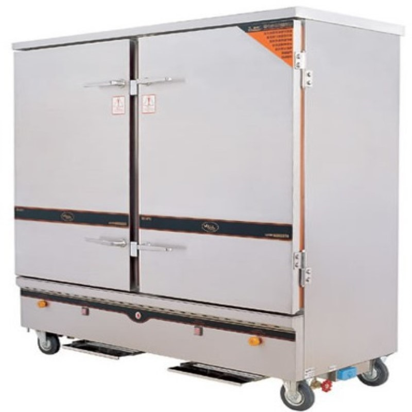 徽奥 双门蒸饭车双门24盘 商用大型蒸饭柜 电蒸饭车