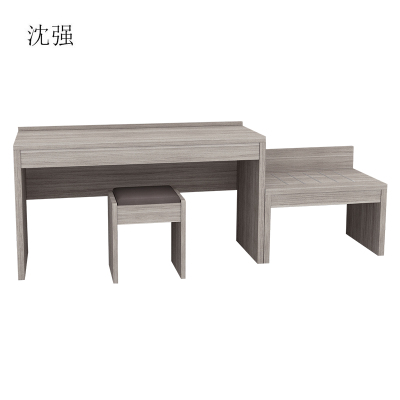 沈强 高低书桌椅组合 2200x400x750mm 1组