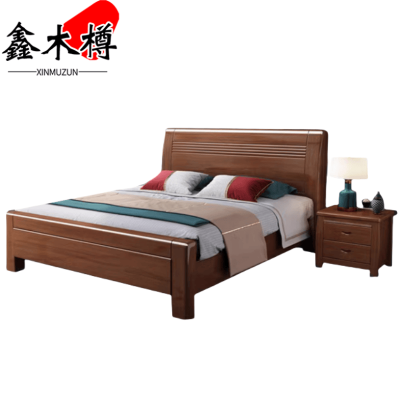 鑫木樽床+床头柜150*200*110cm套