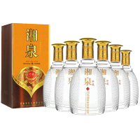 酒鬼酒 湘泉珍藏酒 52度 500ml*6整箱装 馥郁香型白酒