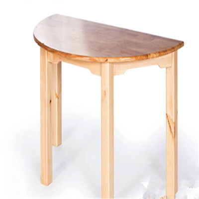 业飞QY-270半圆桌木质