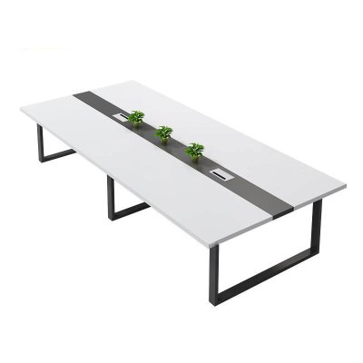 鑫睿辉 办公 会议桌 2400*1200*750mm 白色 张