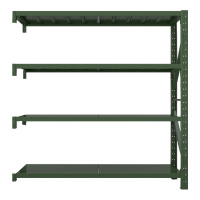 铭威盾消防铁锹镐农具摆放架安保装备器材存放架绿色盾牌货架存放架中型-副架