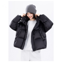 年冬季新款女韩版短款连帽羽绒棉服外套休闲宽松加厚棉袄棉衣