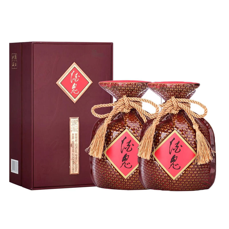 酒鬼酒 新版本紫坛 52度500ml*2瓶 馥郁香型白酒新老版本年份随机