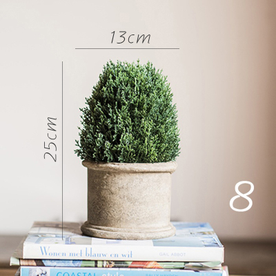 美帮汇暮雪仿真树球盆景桌面装饰摆件绿植球办公室餐桌咖啡馆 8